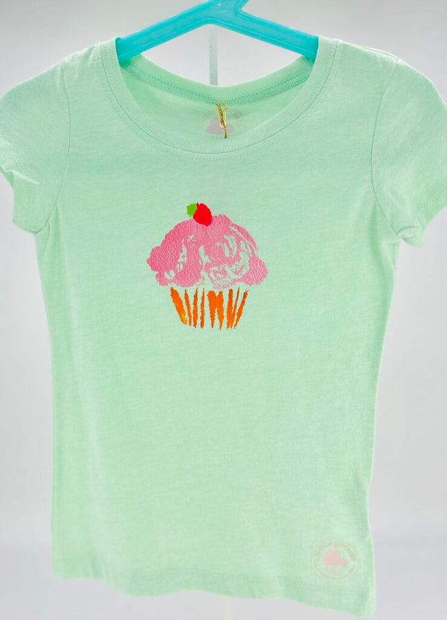 Strawberry Cloud Cupcake Fitted T-shirt