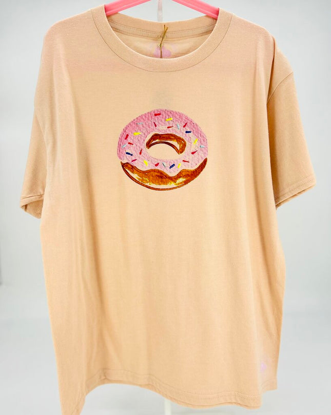 Strawberry Sprinkle Doughnut Kids Relaxed Fit T-shirt