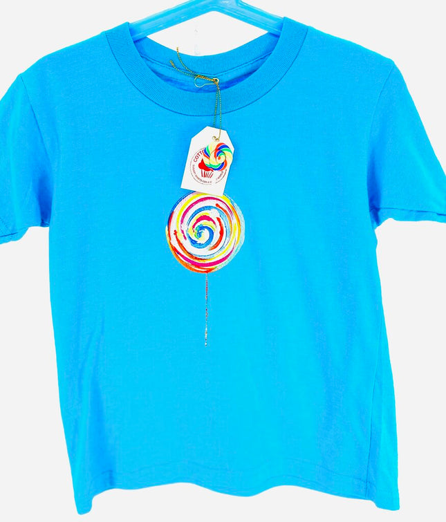 Swirly Whirly Lollipop Kids Relaxed Fit T-shirt