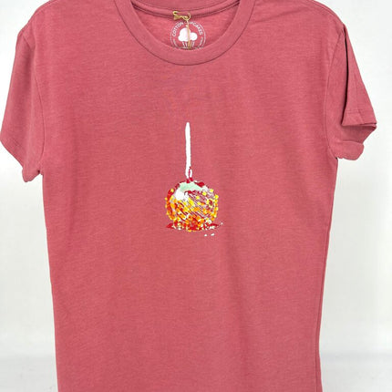Crisp Candied Apple with Toffee and Nuts Women's Relaxed Fit T-shirt
