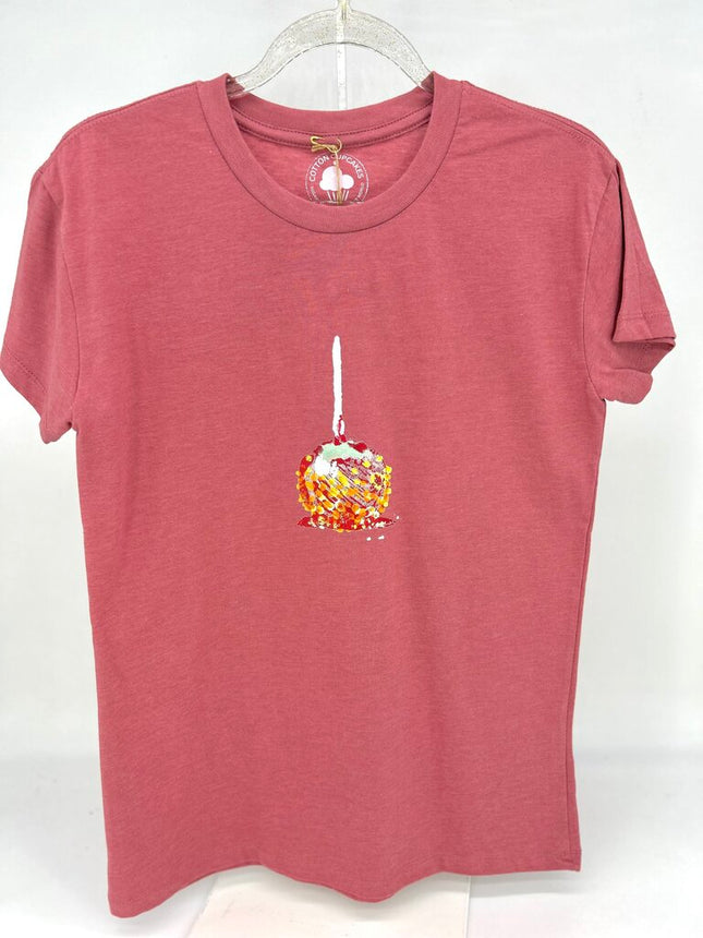 Crisp Candied Apple with Toffee and Nuts Women's Relaxed Fit T-shirt