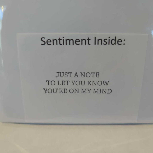 Thinking of You Mixed Media Florals Basic Black