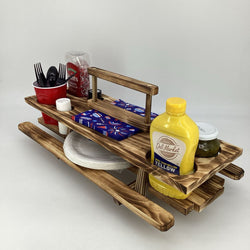 BBQ Condiment Picnic Table Caddy - view 3