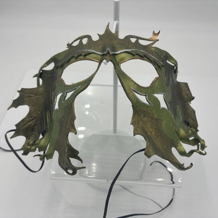 GREEN OAK FAIRY - leather mask