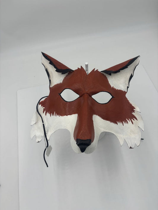 FANCIFUL FOX- leather mask