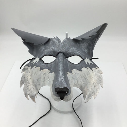 GREY WOLF - leather mask