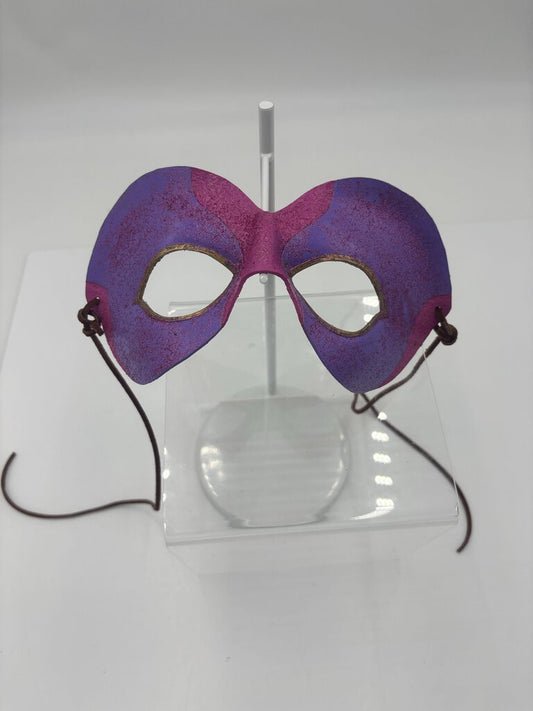 PINK & PURPLE EYEMASK - leather mask