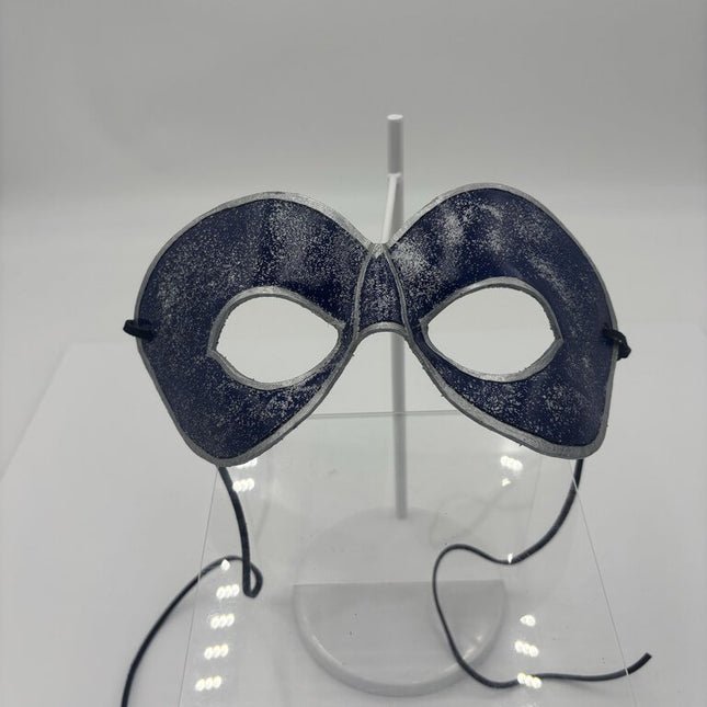DEEP GALAXY BLUE EYEMASK - leather mask