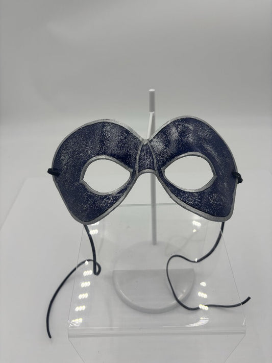 DEEP GALAXY BLUE EYEMASK - leather mask