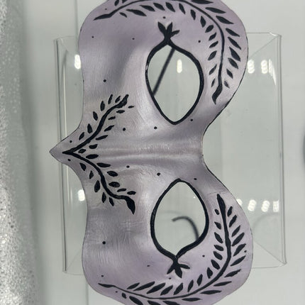 LILAC VINES EYEMASK - leather mask