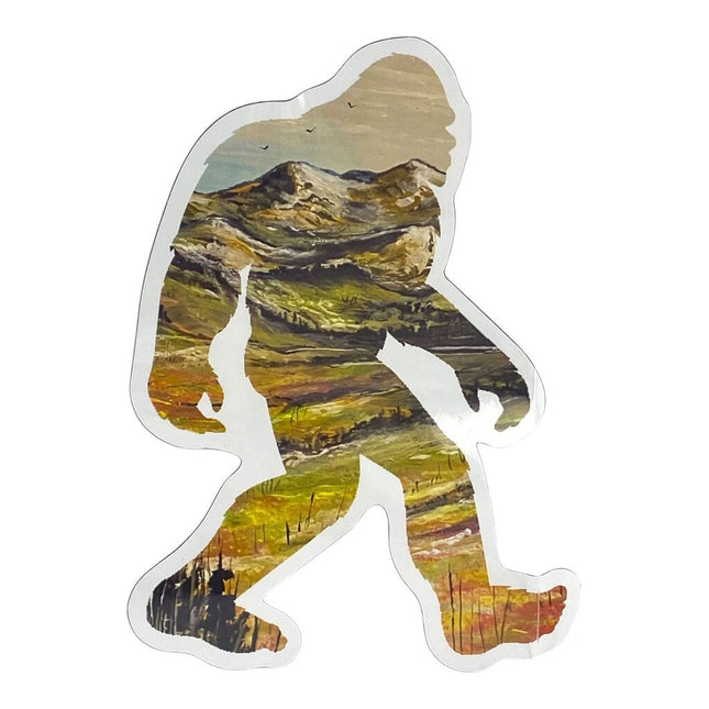 Magnets - Bigfoot silouette shape