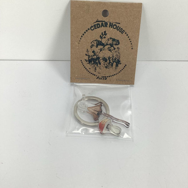 Two Mushroom key Chain