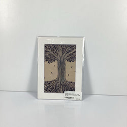 4x6 Print Matted to 5x7 Mushroom Tree of Life - view 1