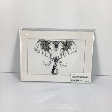 4x6 Print Matted to 5x7 Apple Blossom Gem Eggs