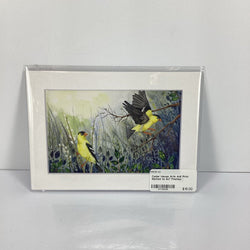 4x6 Print Matted to 5x7 Finches - view 1