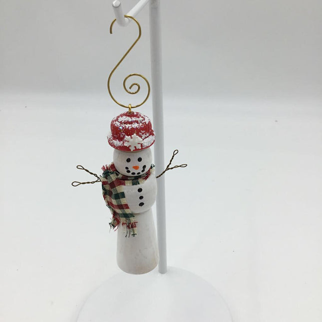 Snowman Ornament-Natl Wood