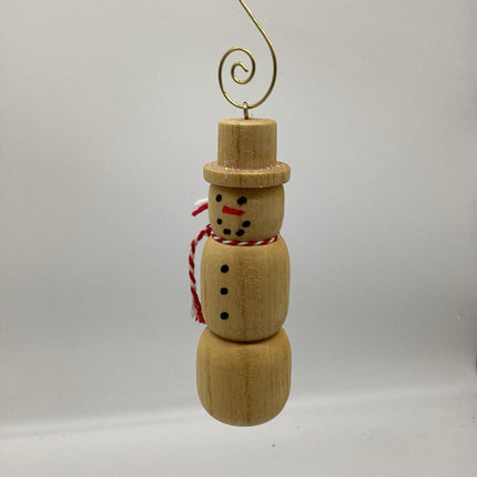 Snowman Ornament-Natl Wood