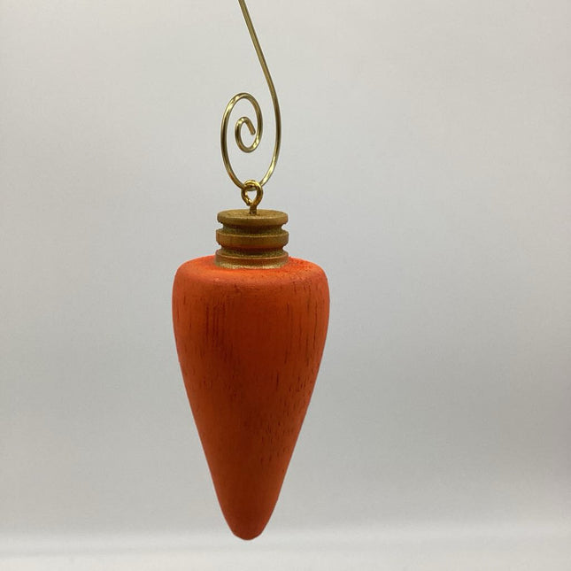 Christmas Bulb Ornament-Orange