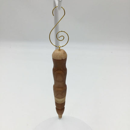 Exotic Wood Icicle Ornament