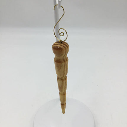 Exotic Wood Icicle Ornament