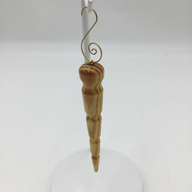 Exotic Wood Icicle Ornament
