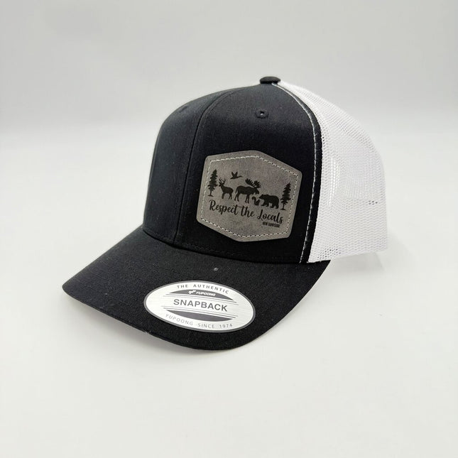 Respect the Locals Leather Patch Trucker Hat