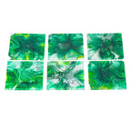 Bright Shamrock Green, Yellow, White & Black