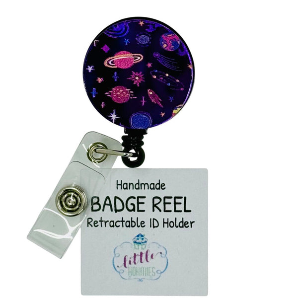 Acrylic Badge Reel - Mirror Space