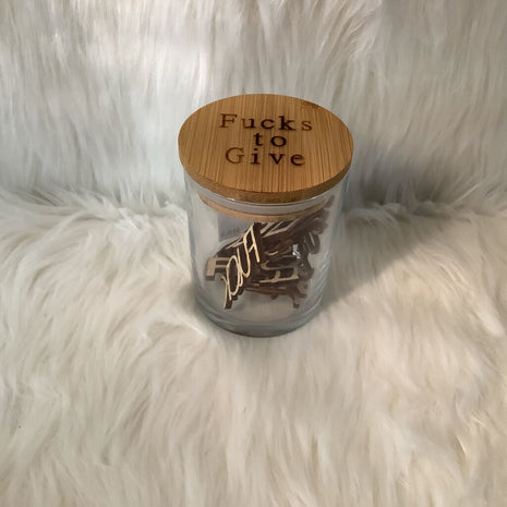 Jar with 20 Fucks to Give