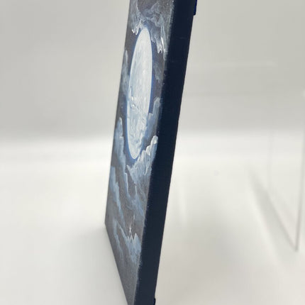 Cloudy Moonlit Night Painting