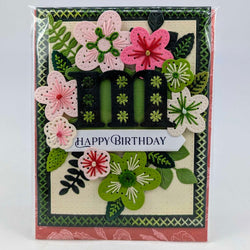 Stitched m Birthday Greeting Card - view 1