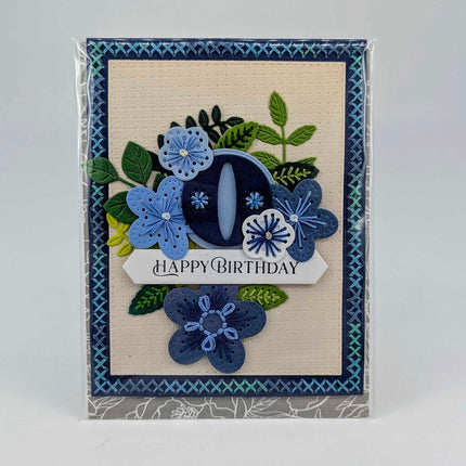 Stitched o Birthday Greeting Card