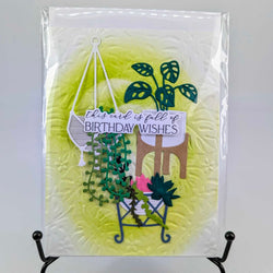 Succulents Birthday Greeting Card - view 1