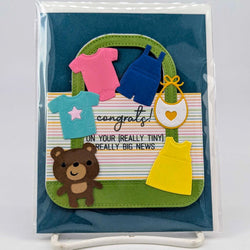 Baby Tote Congrats Greeting Card - view 1