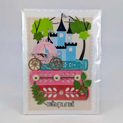 Stitched Fairytale Congrats Greeting Card
