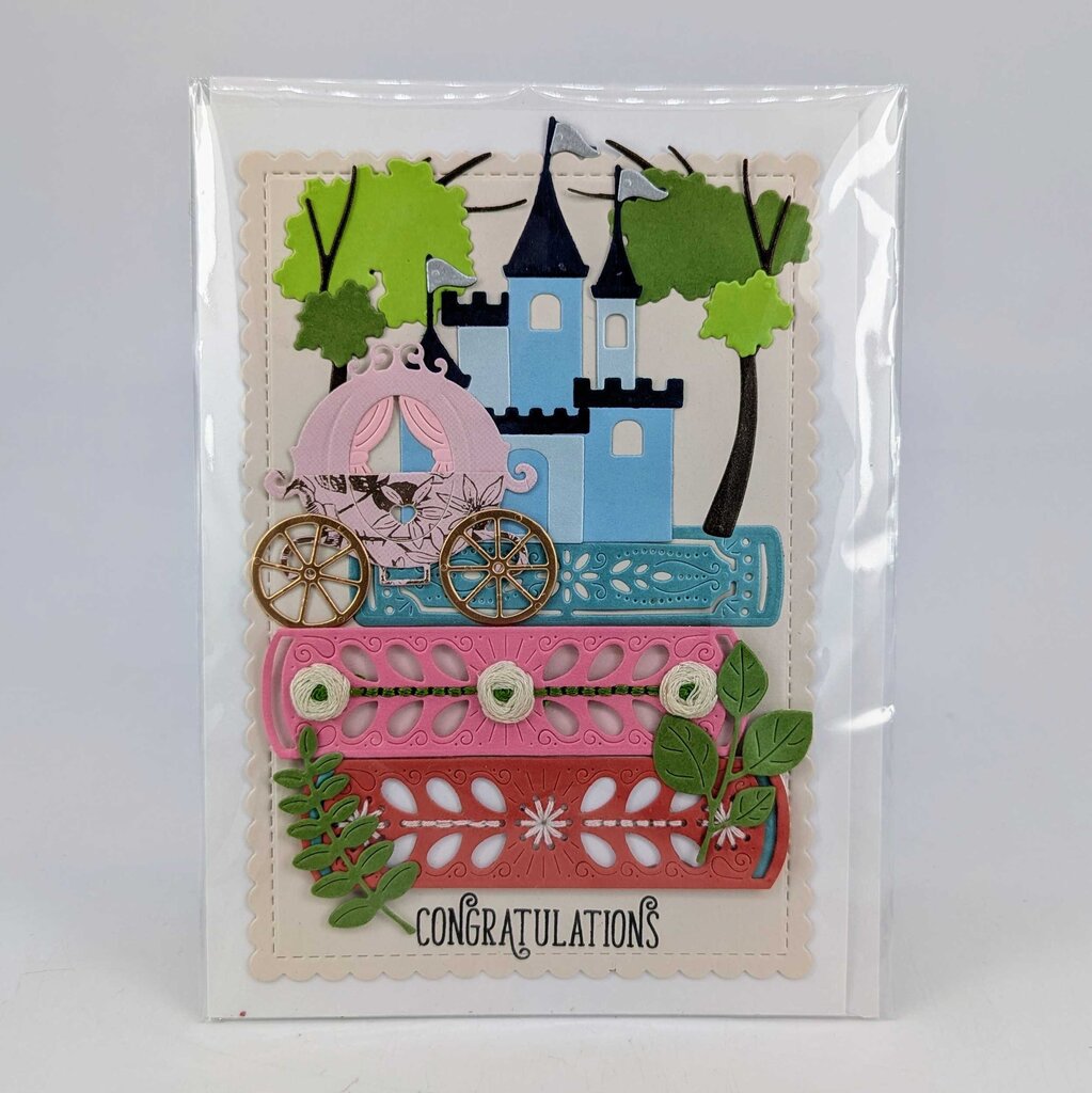 Stitched Fairytale Congrats Greeting Card