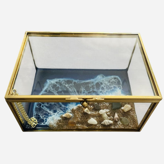 Glass Jewelry Box