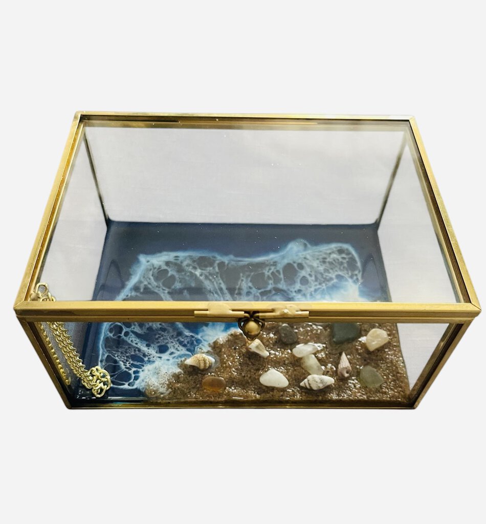 Glass Jewelry Box