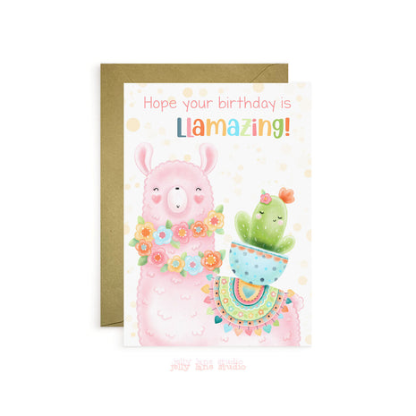 LLAMAZING BIRTHDAY CARD