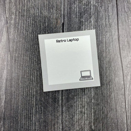 Retro Laptop Sticky Note