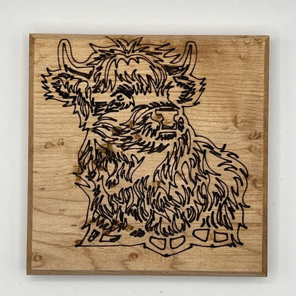 Coaster - Highland Cow - baby standing left