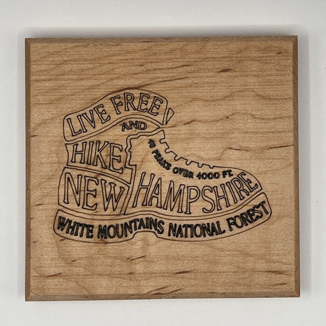 Coaster - Live Free and Hike NH Boot