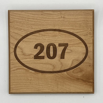 Coaster - 207 Oval Engraved