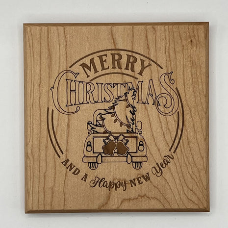 Coaster - Merry Christmas and a Happy New Year