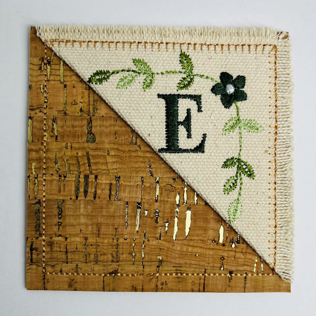 Embroidered Alphabet Initial Corner Bookmarks