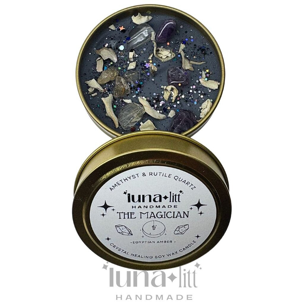 The Magician Tarot Candle Tin