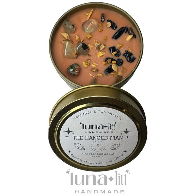 The Hanged Man Tarot Candle Tin