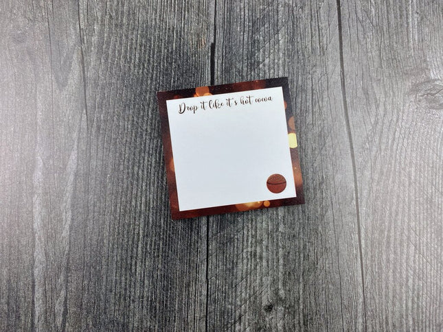 DELETE Drop It Like It's Hot Cocoa Sticky Note