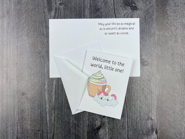 Welcome to the World Little One Greeting Card