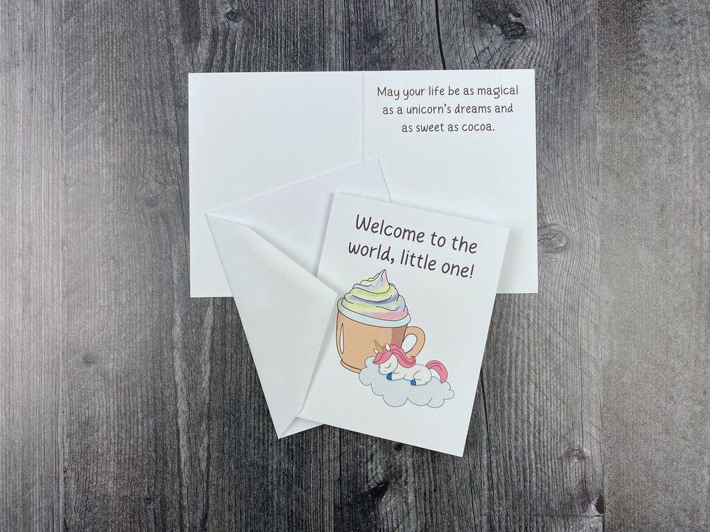 Welcome to the World Little One Greeting Card